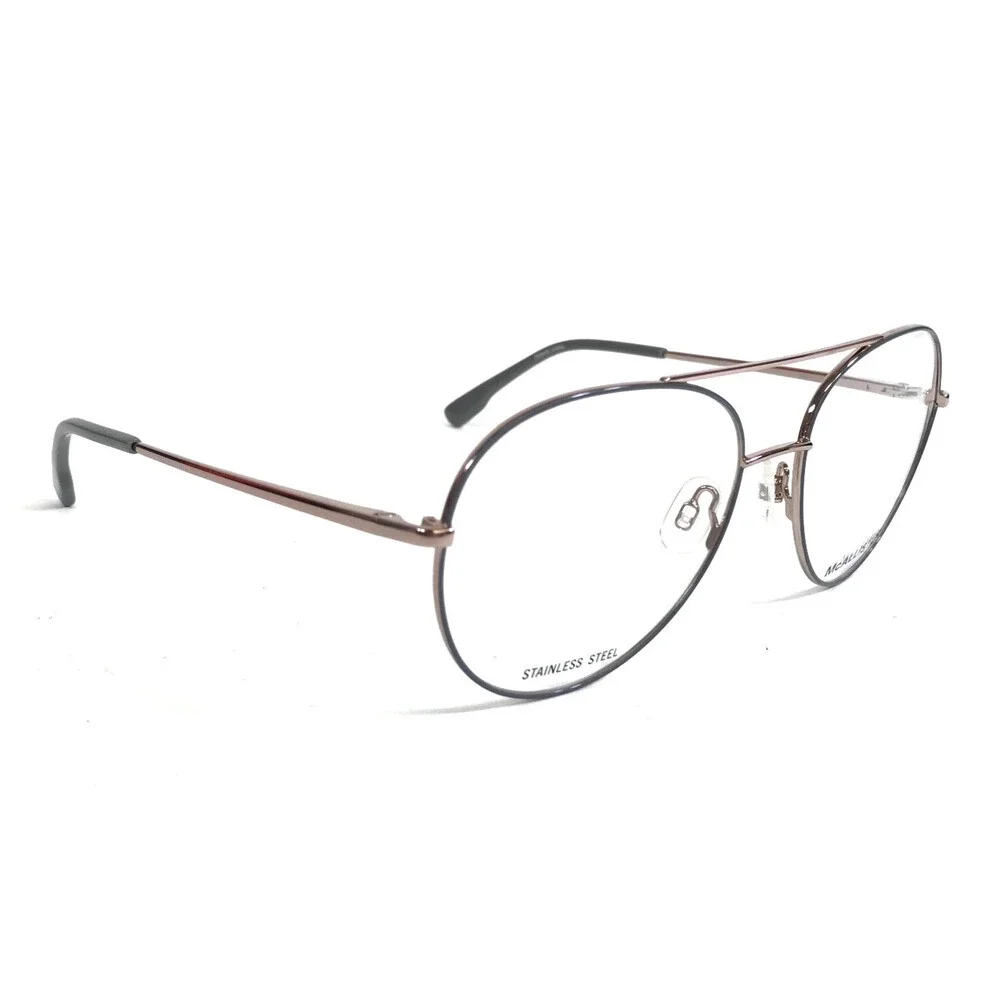 McAllister Eyeglasses Frames MC4509 770 ROSE GOLD Double Bridge Round 56-17-140